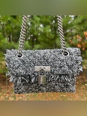 Kurt Geiger Tweed Crossbody Bag